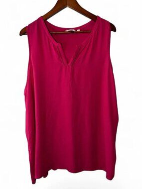 Reitman's Pinkish Sleeveless Blouse 2X